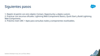 Salesforce Lightning Web Components Workshop: Build Your First LWC | PPTX