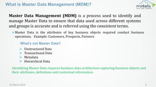 Salesforce Master Data Management Webinar | PDF