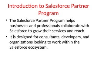 Comprehensive Guide to Salesforce Partner Program Benefits and ...