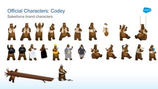 Official Characters: Codey
Salesforce brand characters
 