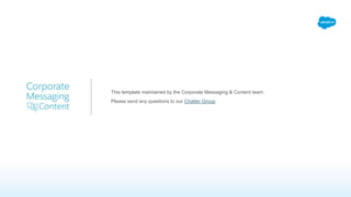 Salesforce Deck Template | PPTX