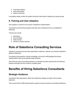Comprehensive Guide to Salesforce Sales Cloud Implementation and ...