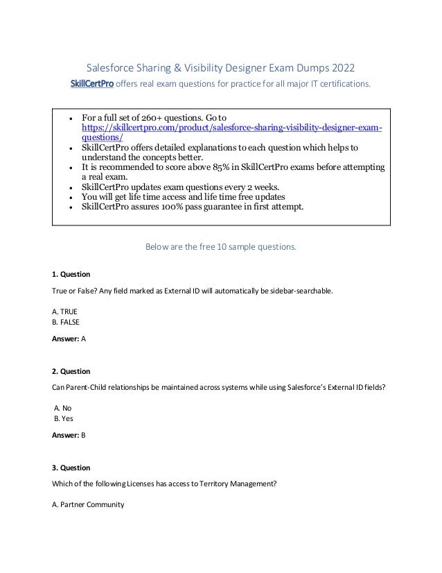 Sharing-and-Visibility-Architect Lernhilfe