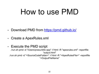 Salesforce static code analysis | PPT