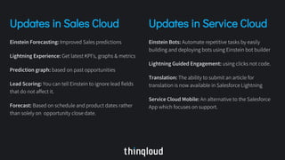 Salesforce summer 18 release notes highlights by thinqloud | PDF