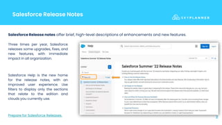 Salesforce Summer ’22 Release Notes - Highlights | PPTX