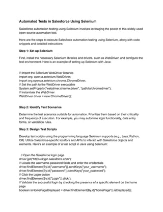 Salesforce Testing - It's Importance, Different Types, and Test ...