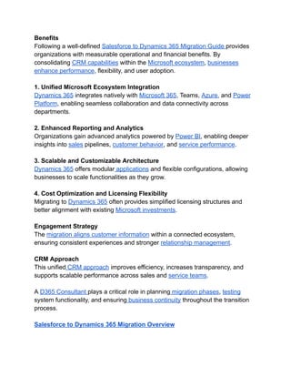 Salesforce to Dynamics 365 Migration Guide | PDF