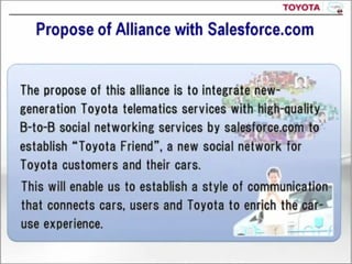 Toyota c Salesforce Ƴ Toyota Friend ܇ȺW· 
