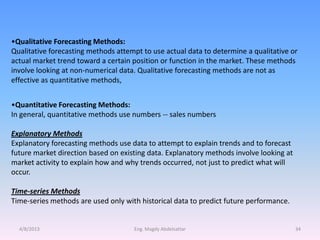 Sales forecasting & planing training | PDF