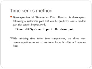Sales forecasting techniques | PPT