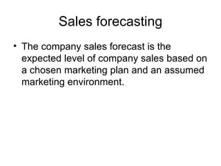Sales forecasting ,[object Object]