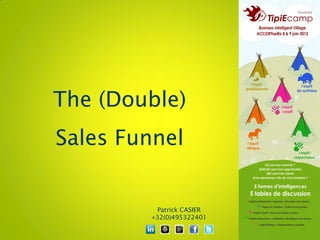 The (Double)
Sales Funnel


         Patrick CASIER
        +32(0)495322401
 