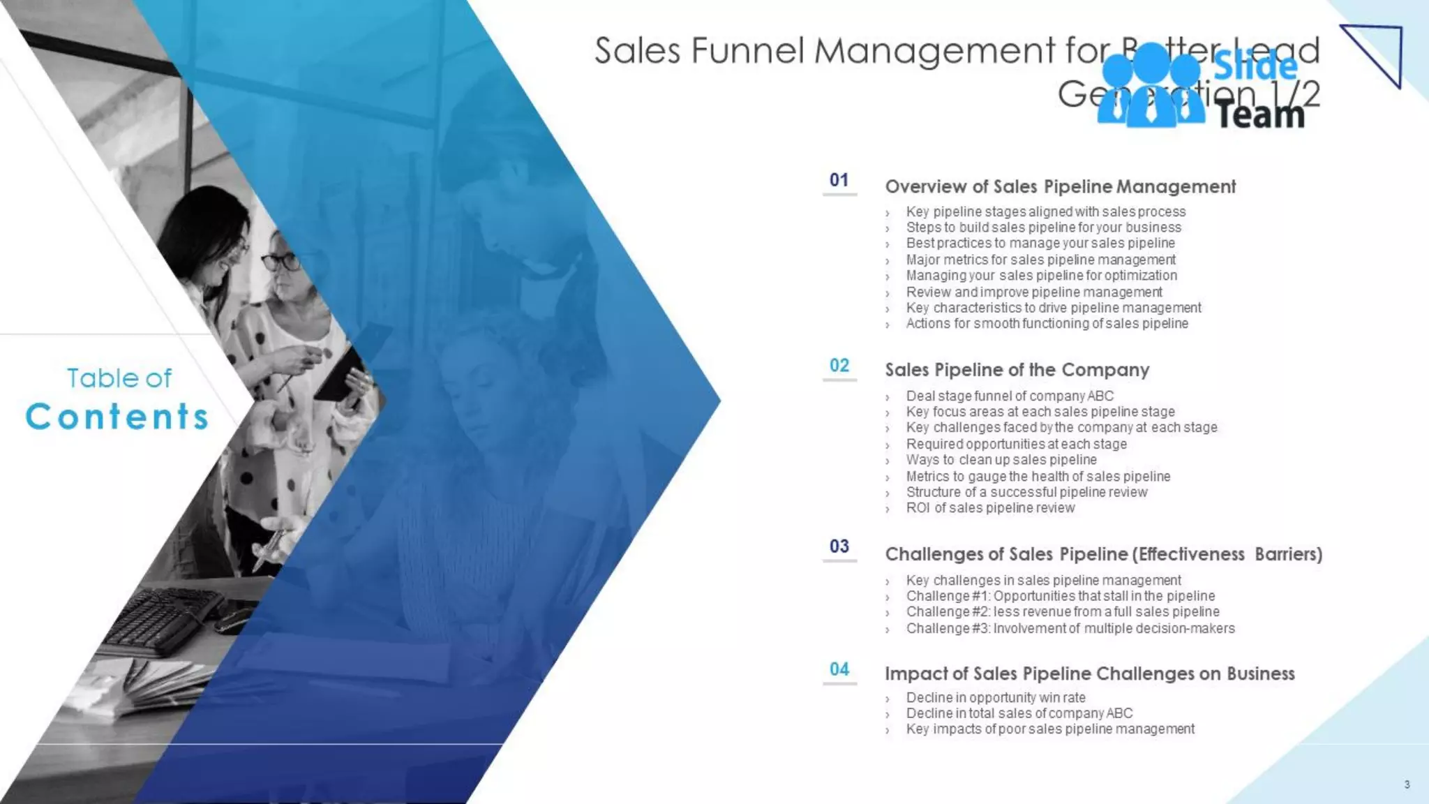 Sales Funnel Management For Better Lead Generation Powerpoint Presentation Slides