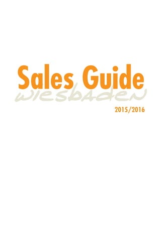Sales Guide
2015/2016
 