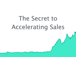 Base CRM
The Secret to
Accelerating Sales
1
 