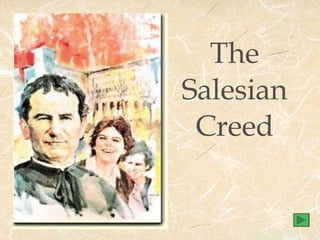 The Salesian Creed 