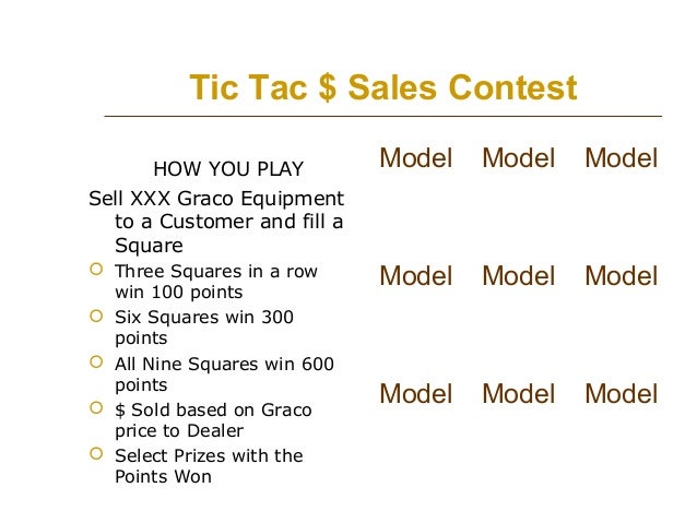 sales incentive program examples sales contest ideas