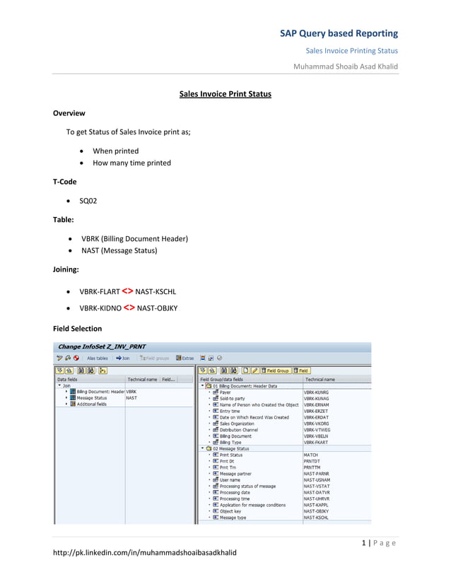 SAP Sales invoice print status PDF