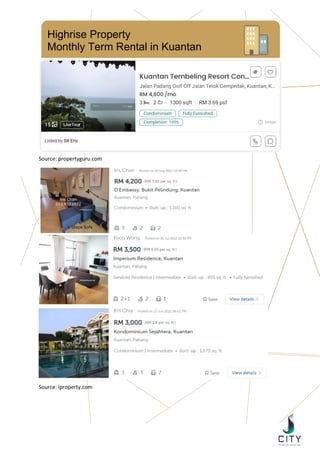 Merdeka Residence J City Merdeka Residensi, Kuantan, Pahang. | PDF