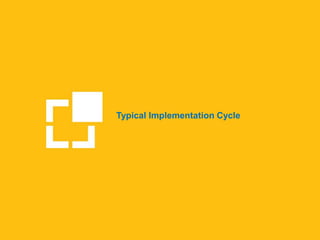 Typical Implementation Cycle
 
