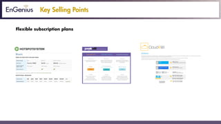 Key Selling Points
Flexible subscription plans
* This image is an example and does not indicate the prices of the hotspot service providers.
 
