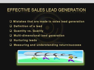 salesssal Effective Sales Lead Generation ,[object Object]