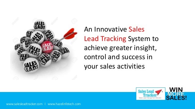 sales lead tracker presentation