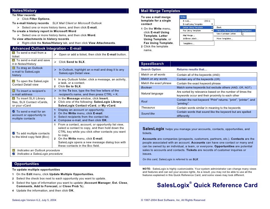 quick reference card templates