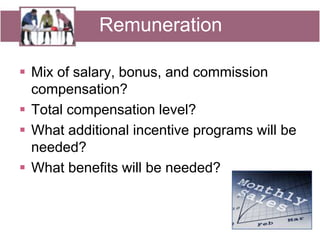 Sales ManagementSales Manager as a plannerInternal