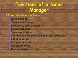 Sales Management