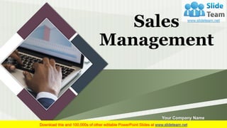 Sales
Management
Your Company Name
 