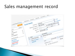 Sales management software | PPT