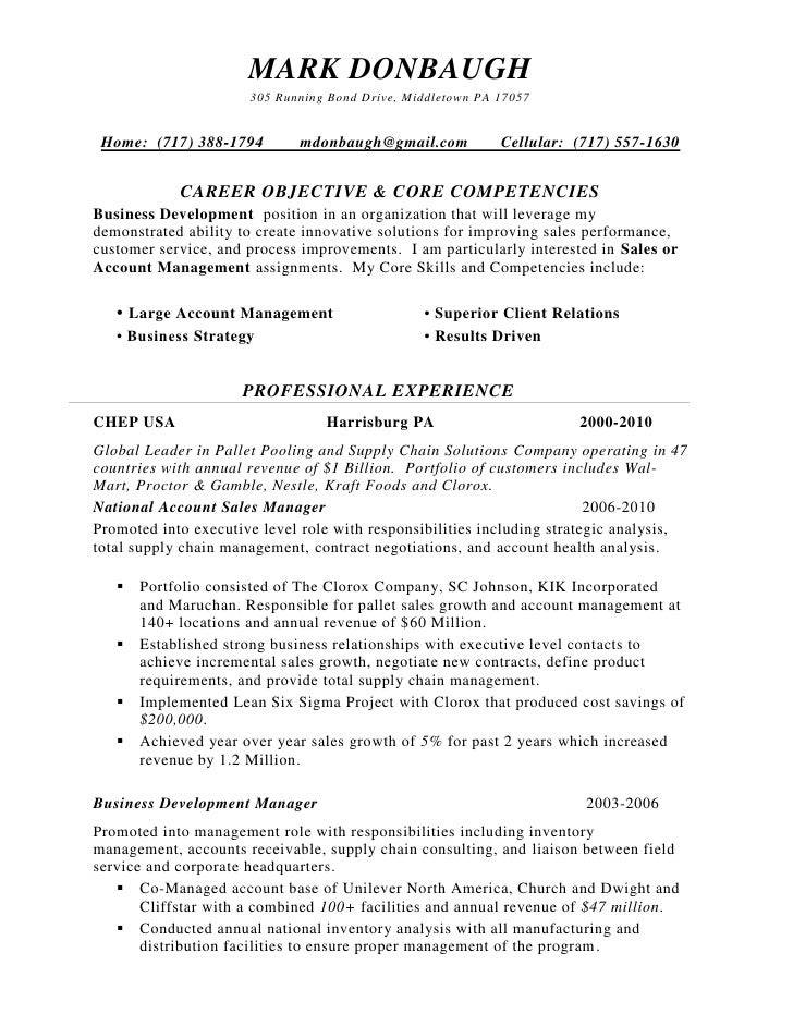 sales manager resume career objective for sales manager