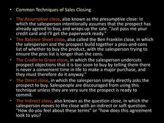 Salesmanship | PPTX