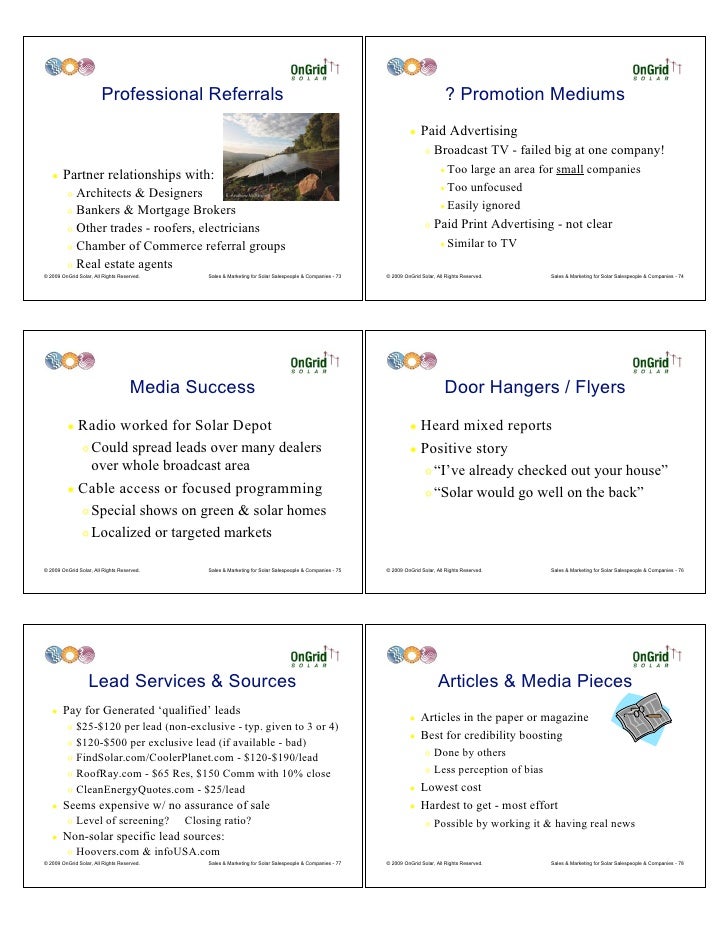 sales lead sheets