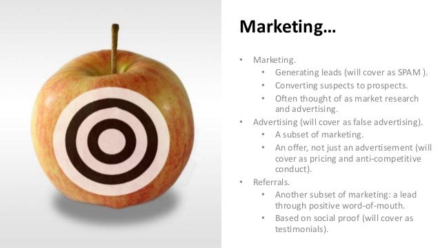 Sales & Marketing Law And Consumers Complaints