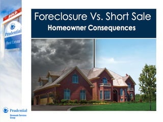 Foreclosure vs. Short Sale; Homeowner Consequences
