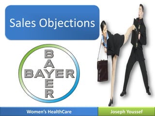 Sales Objections




   Women’s HealthCare   Joseph Youssef
 