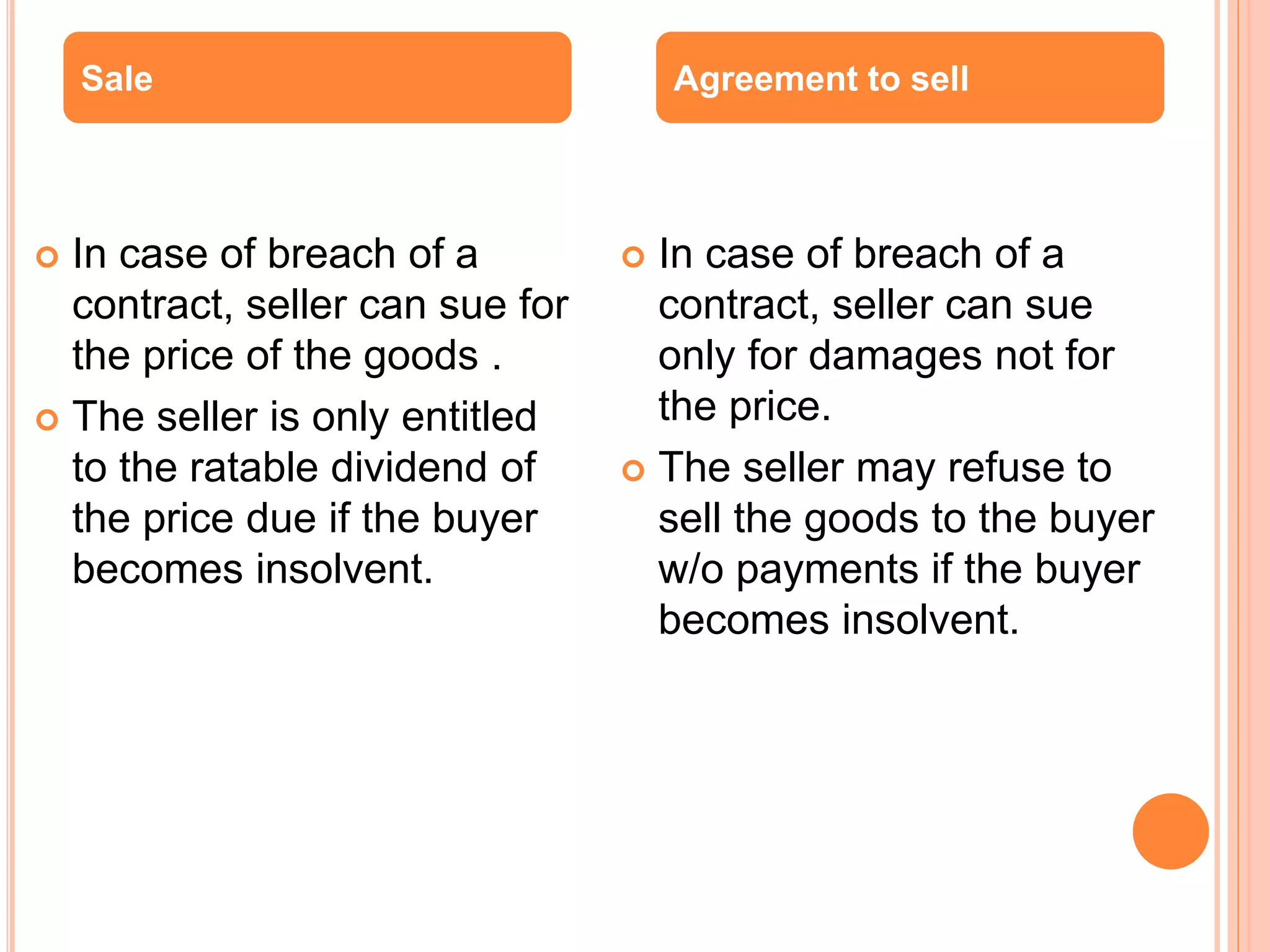 Sales of goods act 1930 | PPTX