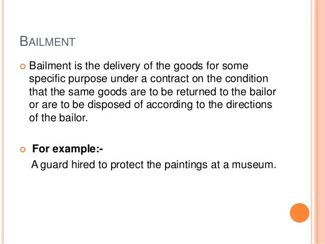 A Bailment Is A Sale Of Real Property A Bailment Is A Sale Of Real Property