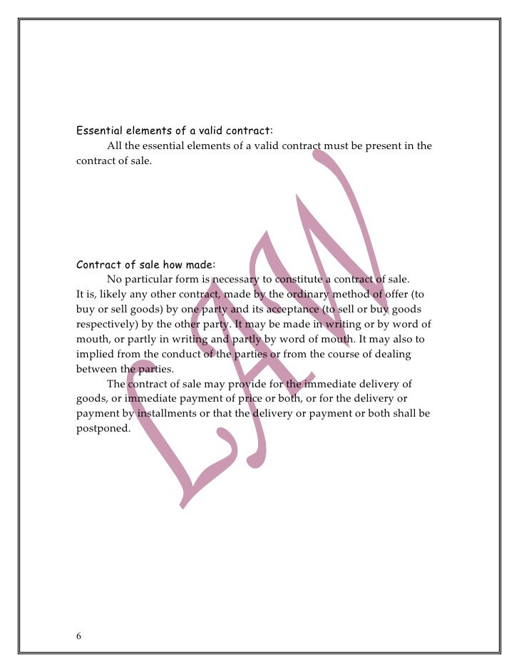 discuss the essential elements of a valid contract essay Valid contract academic essay explain the importance of the essential elements required for the formation of a valid contract12 discuss the impact of different types of contract13 analyze terms in contracts with reference to their meaning and effect21 apply the elements of contract in given business scenarios22. discuss the essential elements of a valid contract essay Valid contract academic essay explain the importance of the essential elements required for the formation of a valid contract12 discuss the impact of different types of contract13 analyze terms in contracts with reference to their meaning and effect21 apply the elements of contract in given business scenarios22.