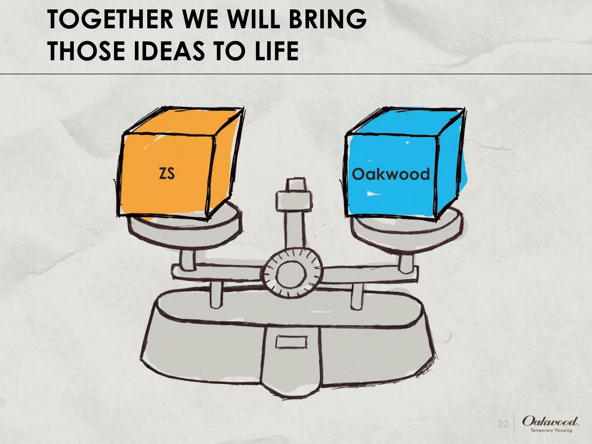 TOGETHER WE WILL BRING THOSE IDEAS TO LIFE 