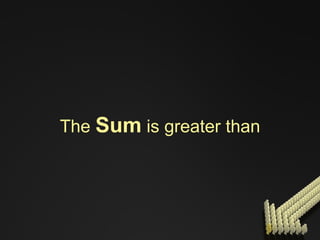 The  Sum  is greater than 