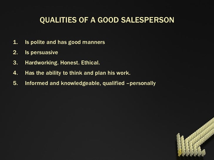 sales person