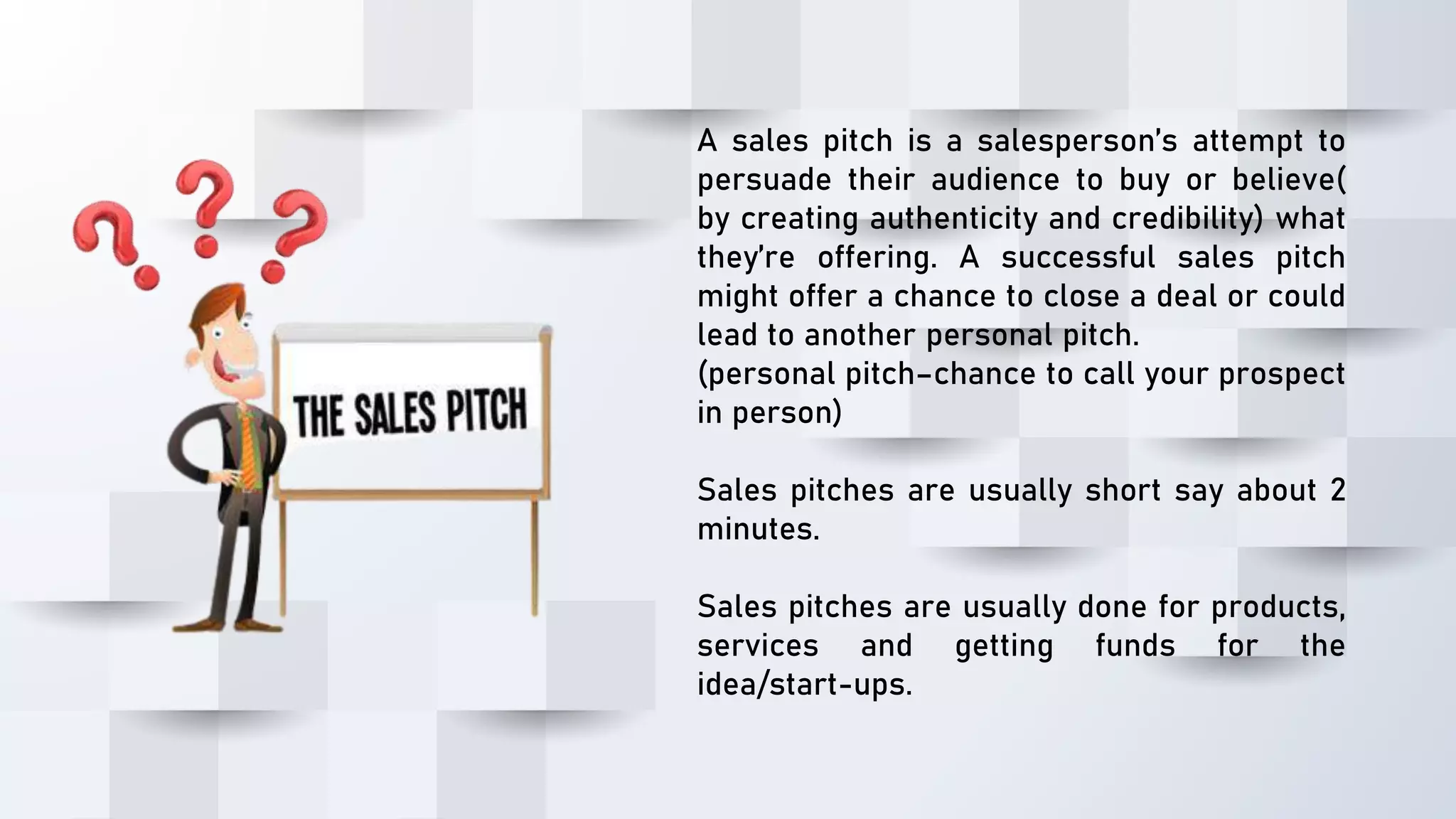 Sales pitch | PPTX