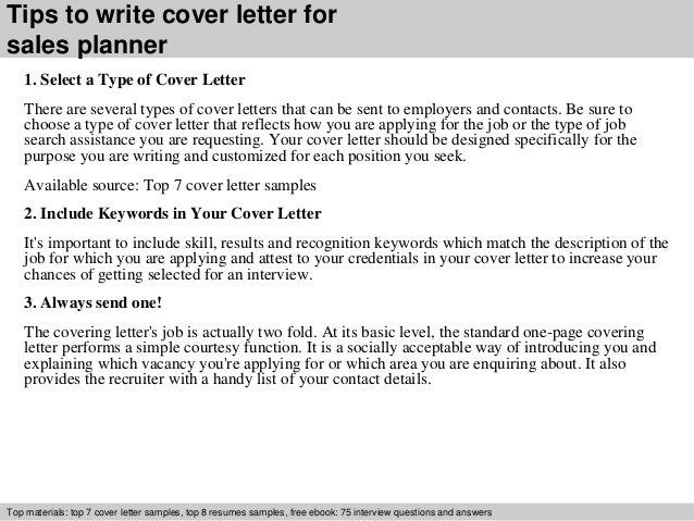 keywords for sales cover letter