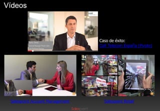 Vídeos

Caso de éxito:
Colt Telecom España (Pivote)

Salespoint Account Management

Salespoint Retail

 