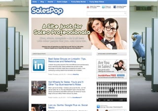 Salespop Blogdesign