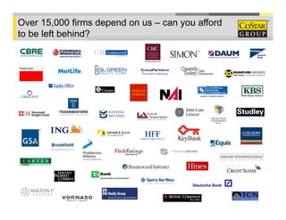 Over 15,000 firms depend on us – can you afford
to be left behind?
 